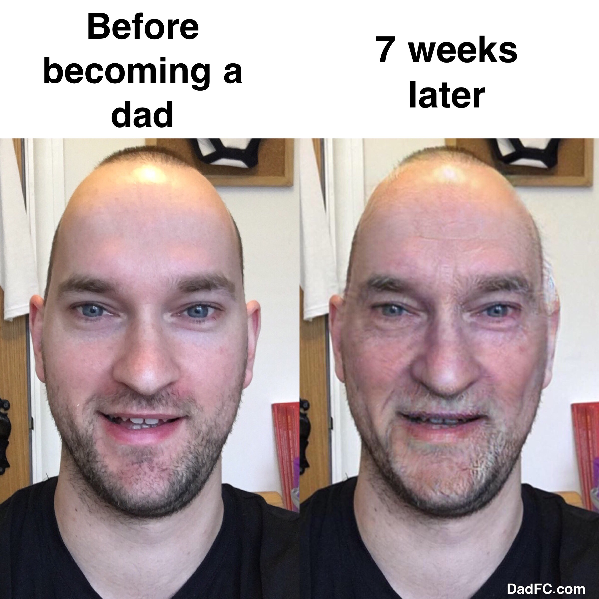 Rev up the signs of ageing. Become a dad.